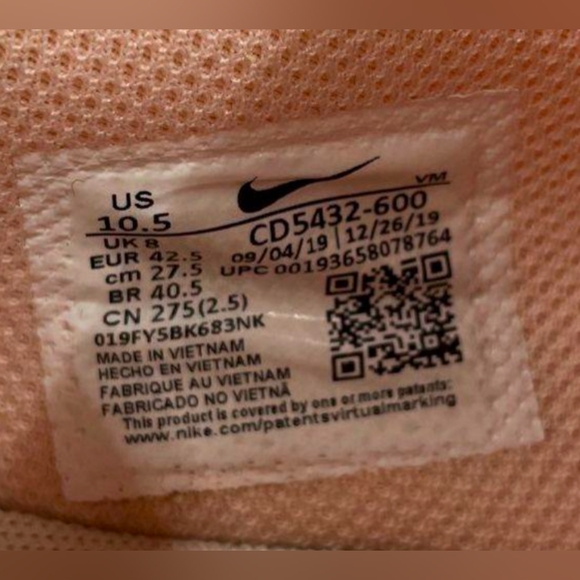 Nike Wmns Air Max Excee 'Washed Coral' Sneakers Size 10.5 Used W/Box MSRP $90 - Picture 9 of 11